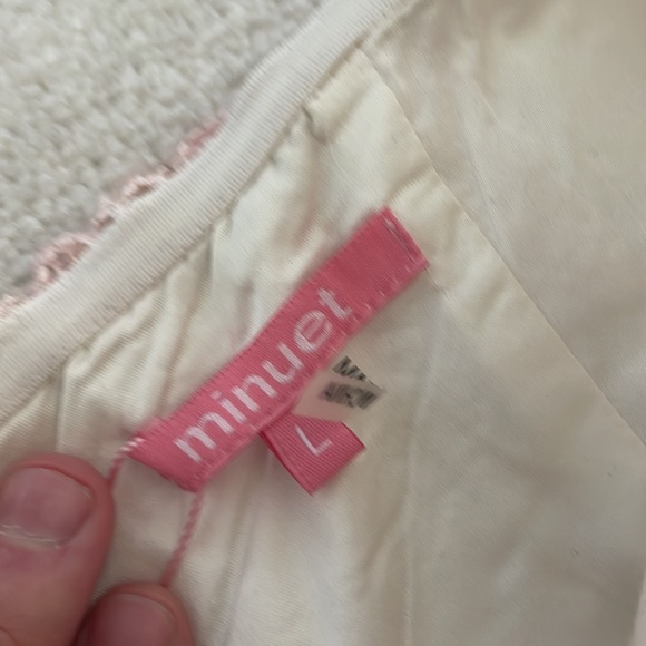 NWT Minuet Strapless babydoll Dress with embellished bust - Picture 4 of 11